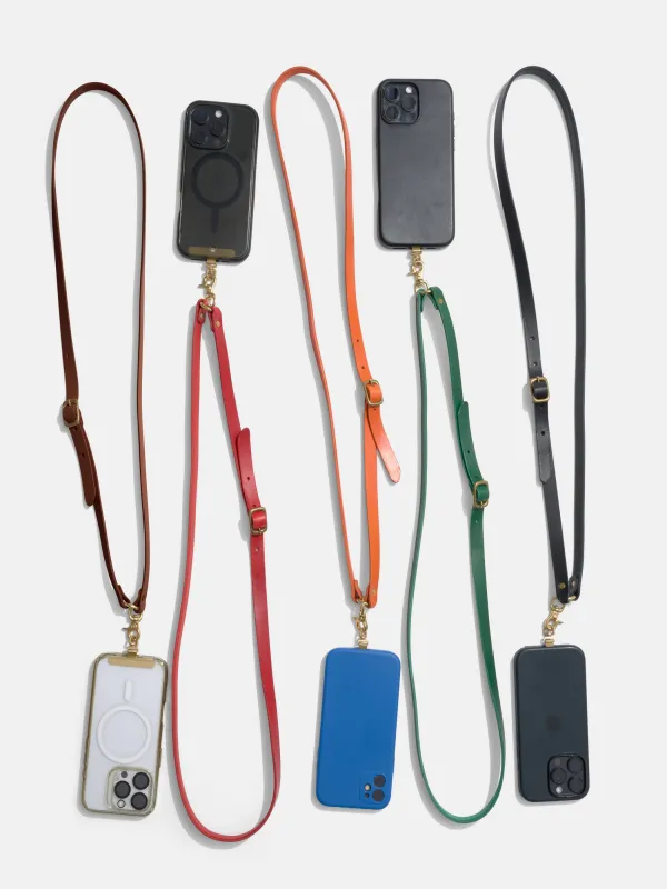 Billykirk x Alex Mill  Leather Phone Lanyard made by Alex Mill