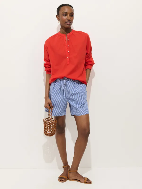Hudson Striped Short In Poplin made by Alex Mill