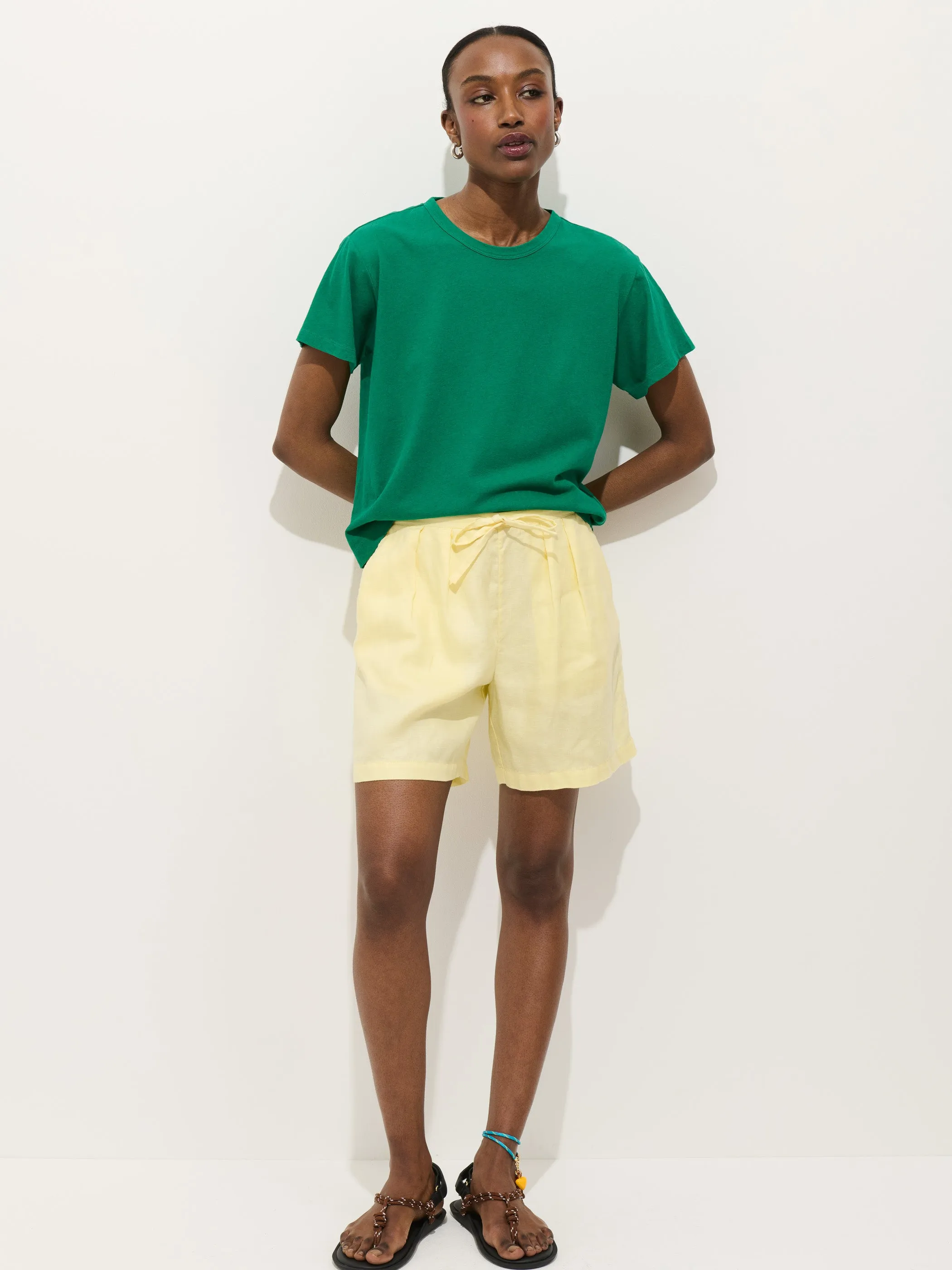Hudson Short In Linen sold by Alex Mill product image thumbnail 5