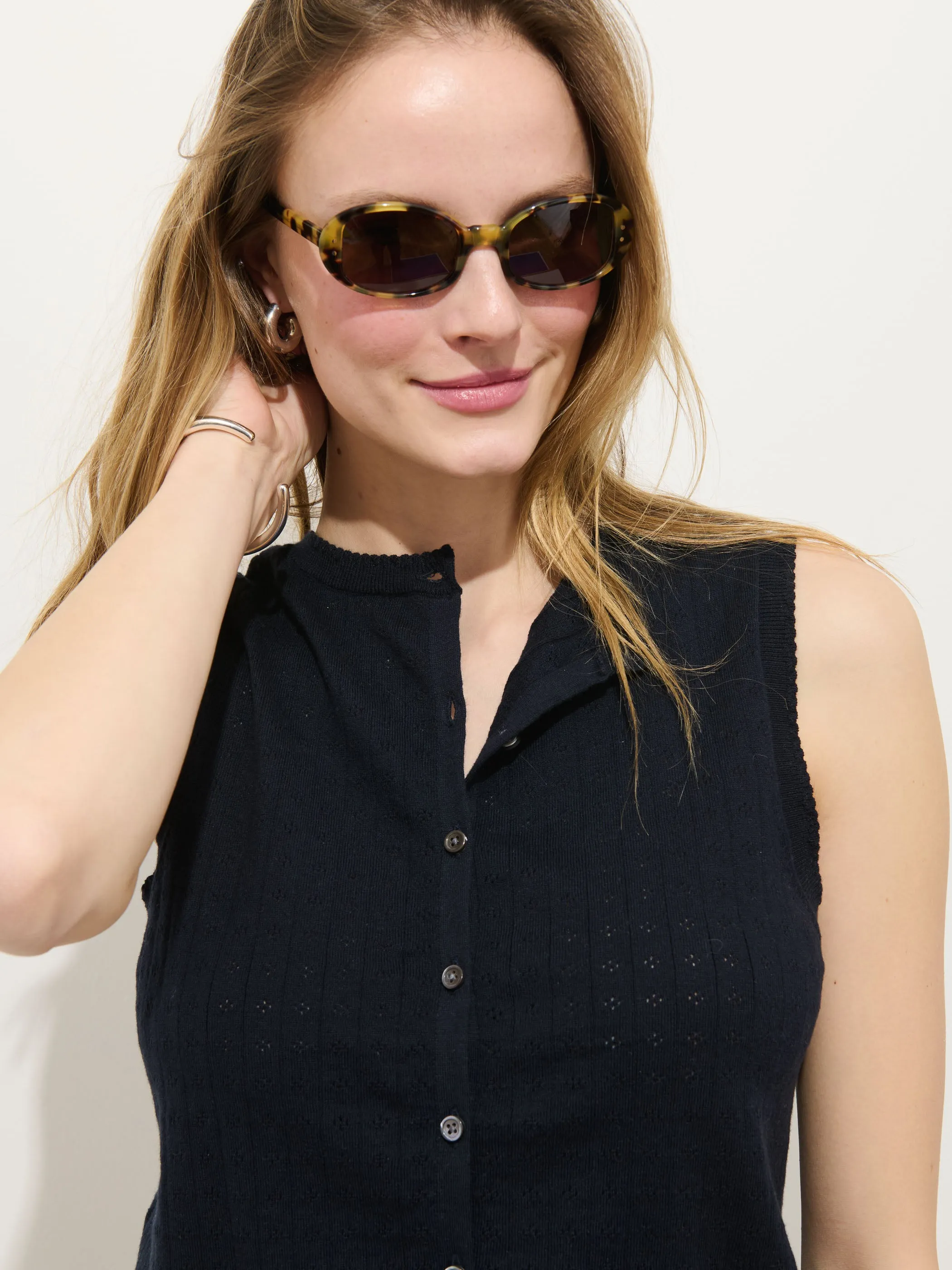 Odette Sweater Tank In Cotton Cashmere sold by Alex Mill product image thumbnail 4