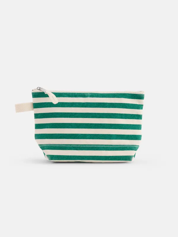 The Perfect Canvas Pouch in Stripe made by Alex Mill