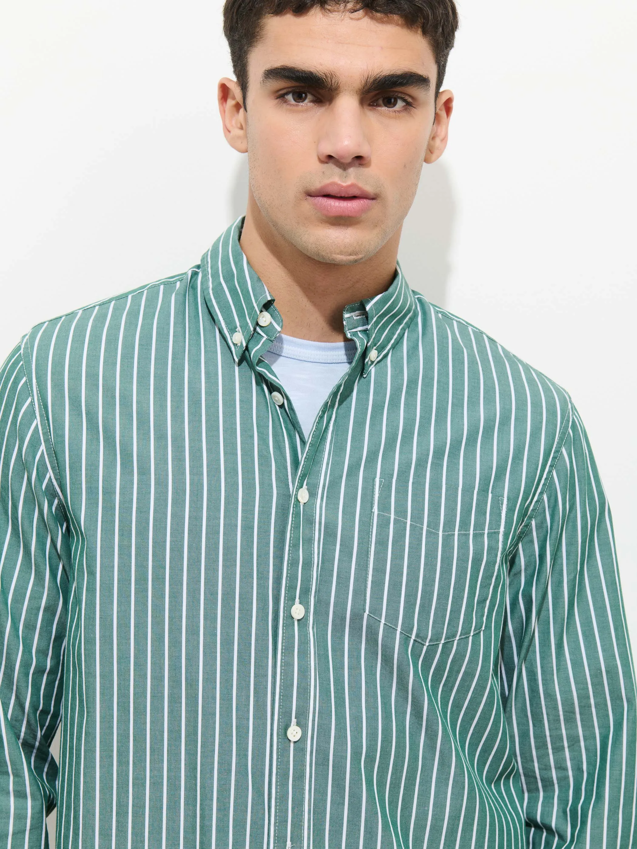 Mill Shirt In Thin Stripe sold by Alex Mill product image thumbnail 4