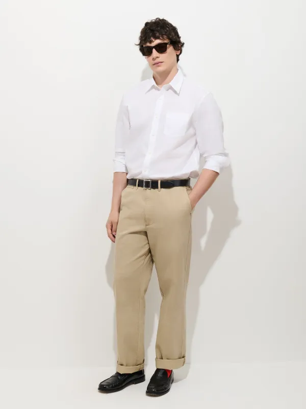 Flat Front Chino in Vintage Wash made by Alex Mill