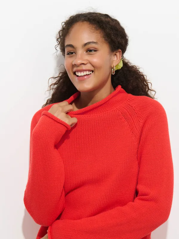 The Eastport Rollneck In Cotton made by Alex Mill