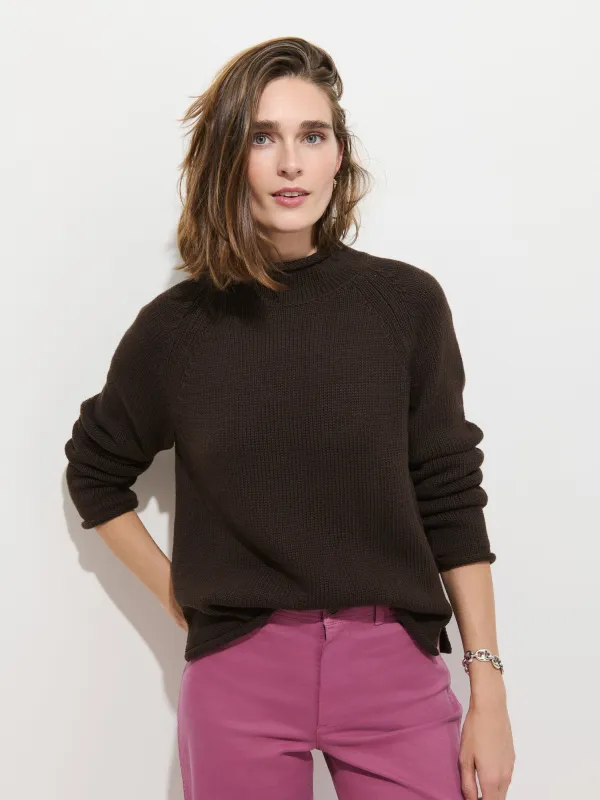 The Eastport Rollneck In Cotton made by Alex Mill
