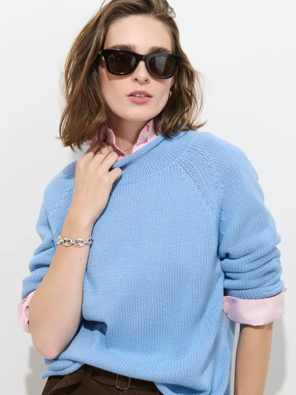 The Eastport Rollneck In Cotton made by Alex Mill