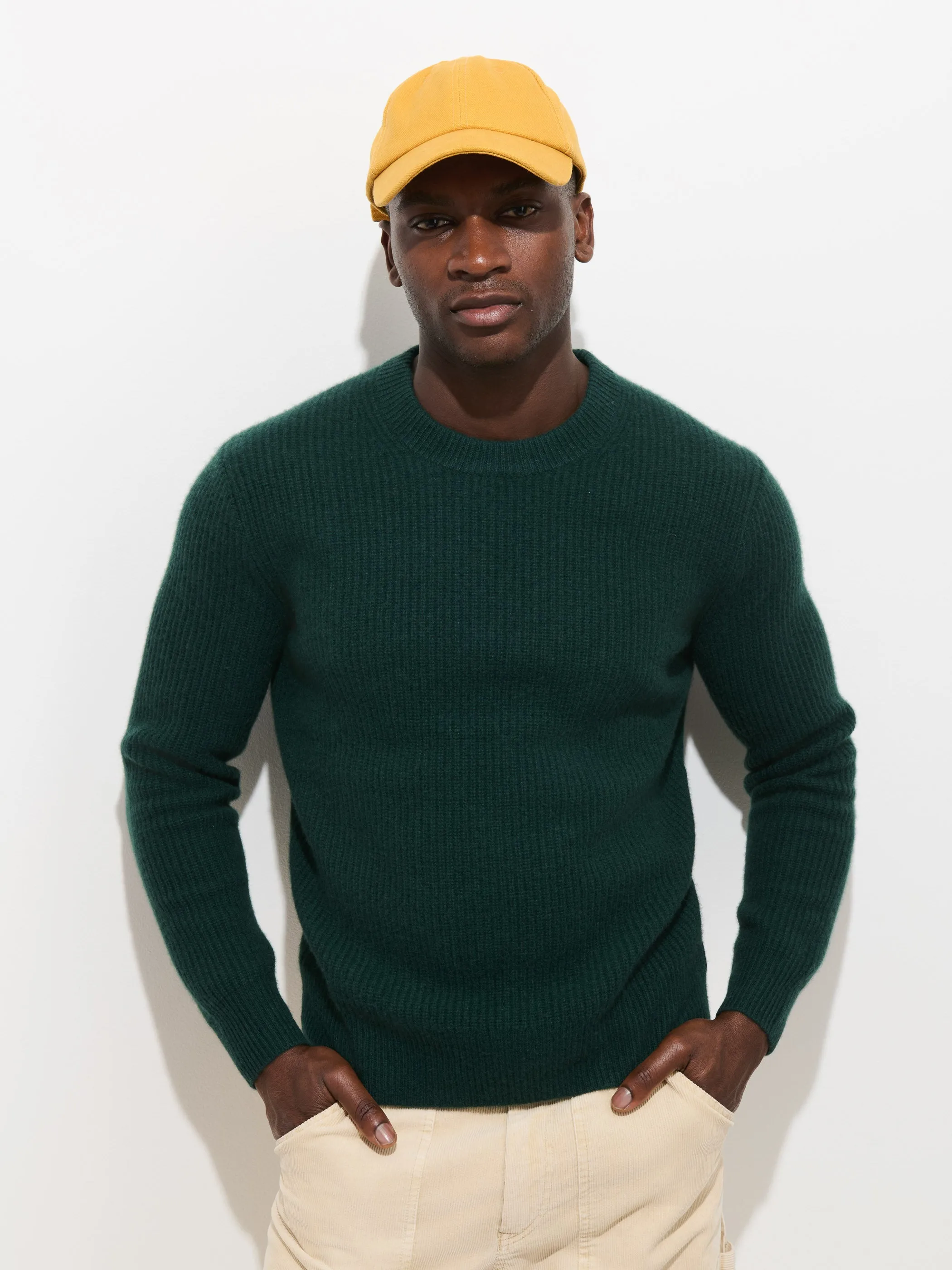 Jordan Sweater In Washed Cashmere sold by Alex Mill product image thumbnail 4