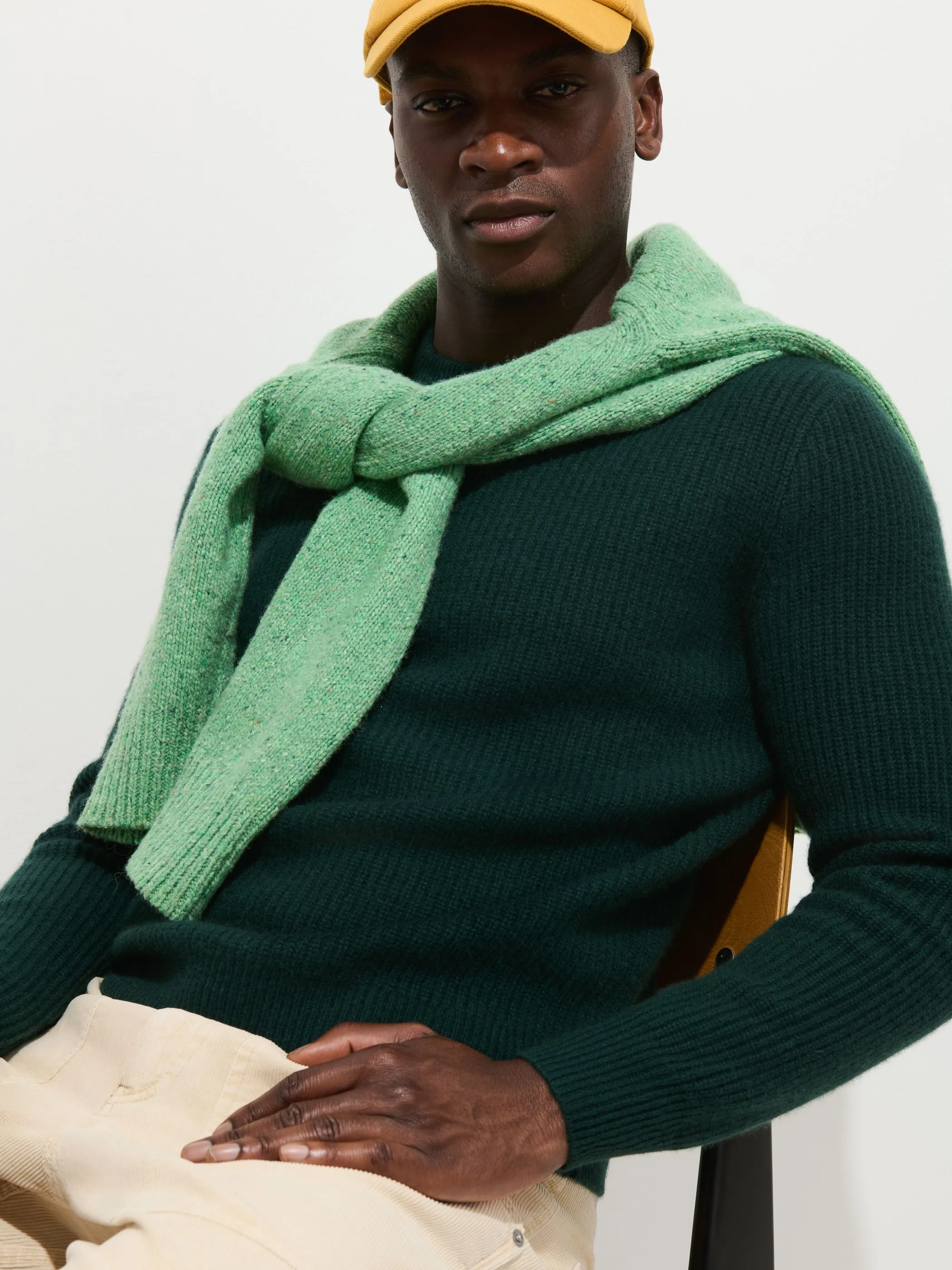 Jordan Sweater In Washed Cashmere sold by Alex Mill product image thumbnail 5