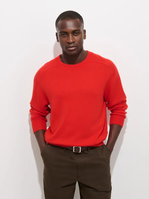 The Winston Crewneck Sweater in Wool made by Alex Mill