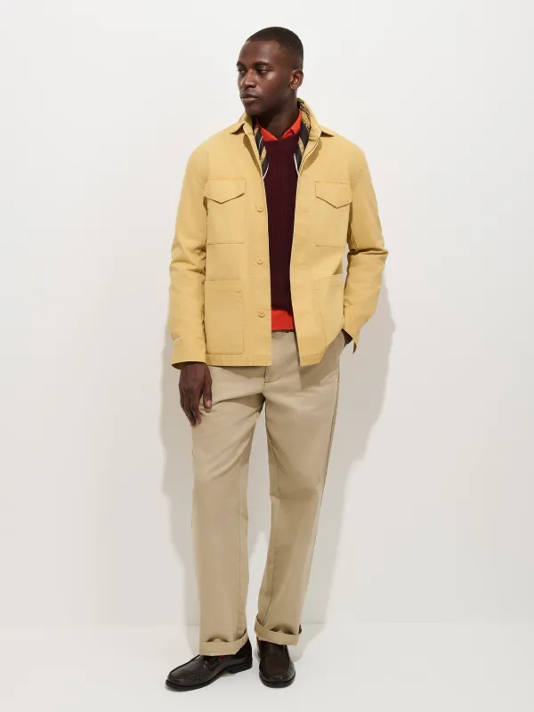 Garment Dyed Chore Jacket in Canvas made by Alex Mill