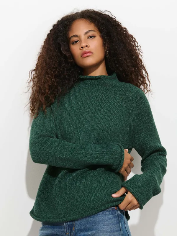 Eastport Rollneck In Cotton made by Alex Mill