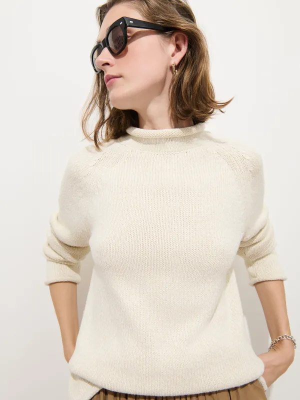 Eastport Rollneck In Cotton made by Alex Mill