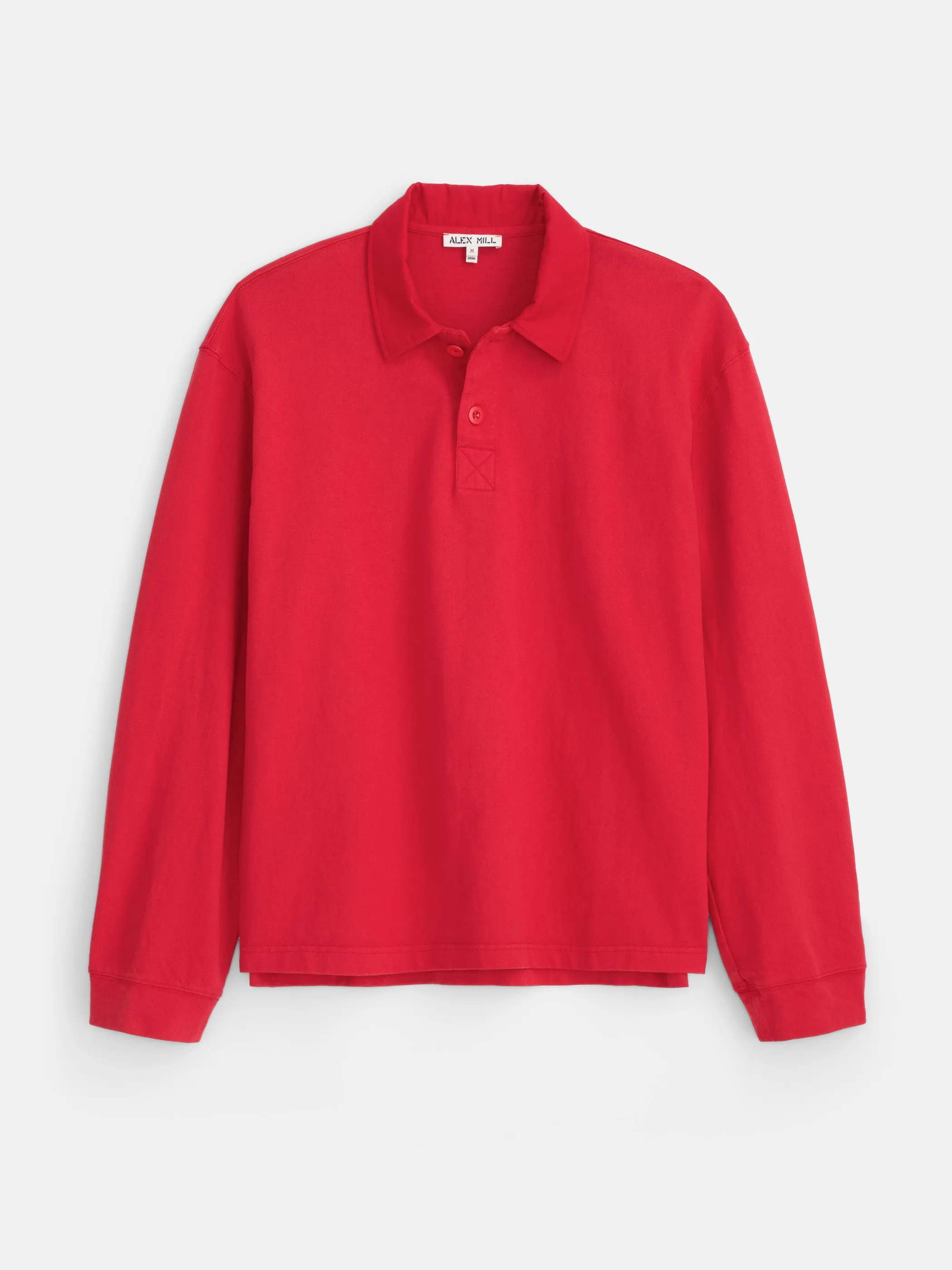 Garment Dyed Rugby Shirt In Cotton Jersey sold by Alex Mill product image thumbnail 2