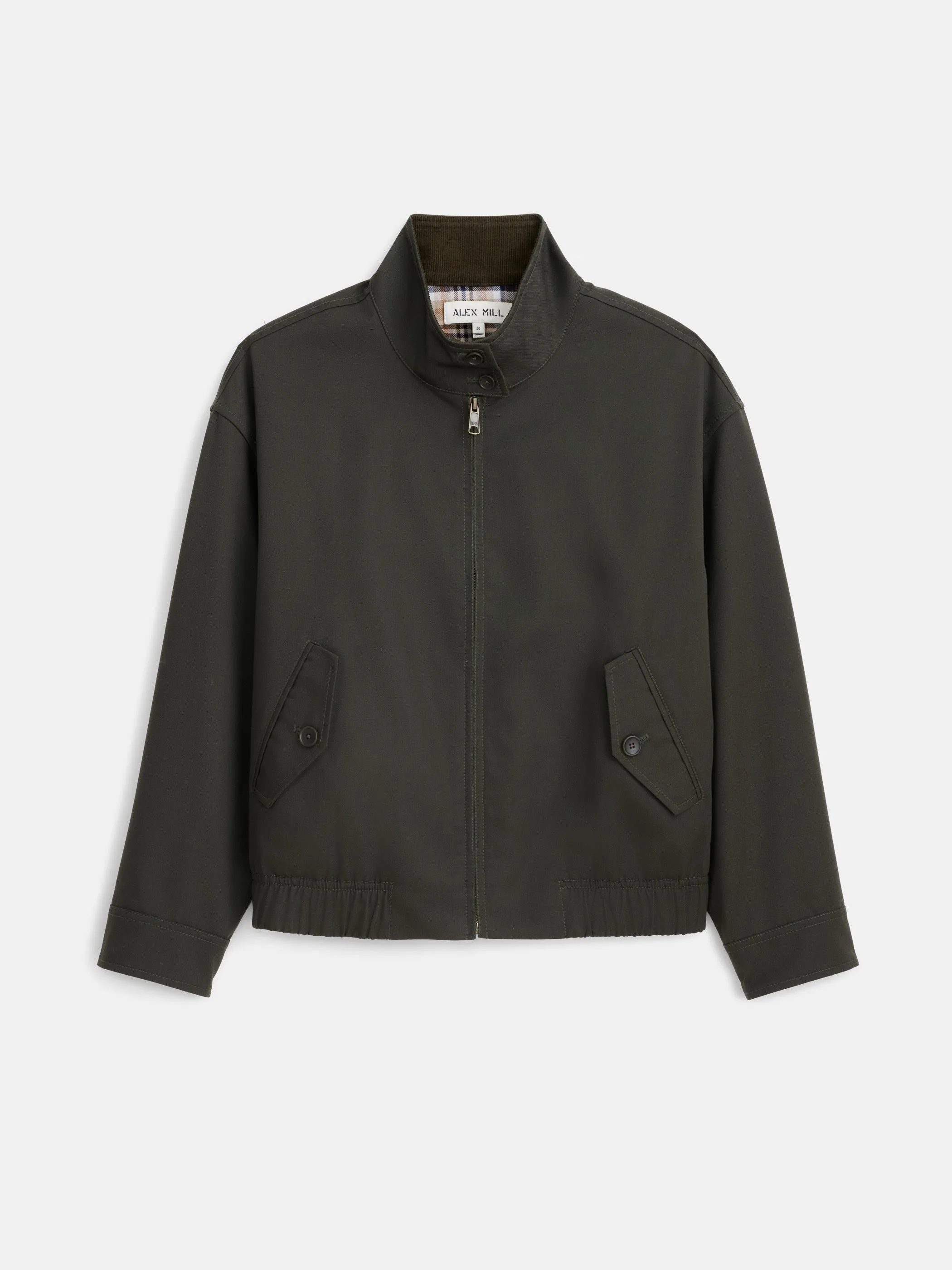Brighton Zip Jacket in Twill Gabardine sold by Alex Mill product image thumbnail 2