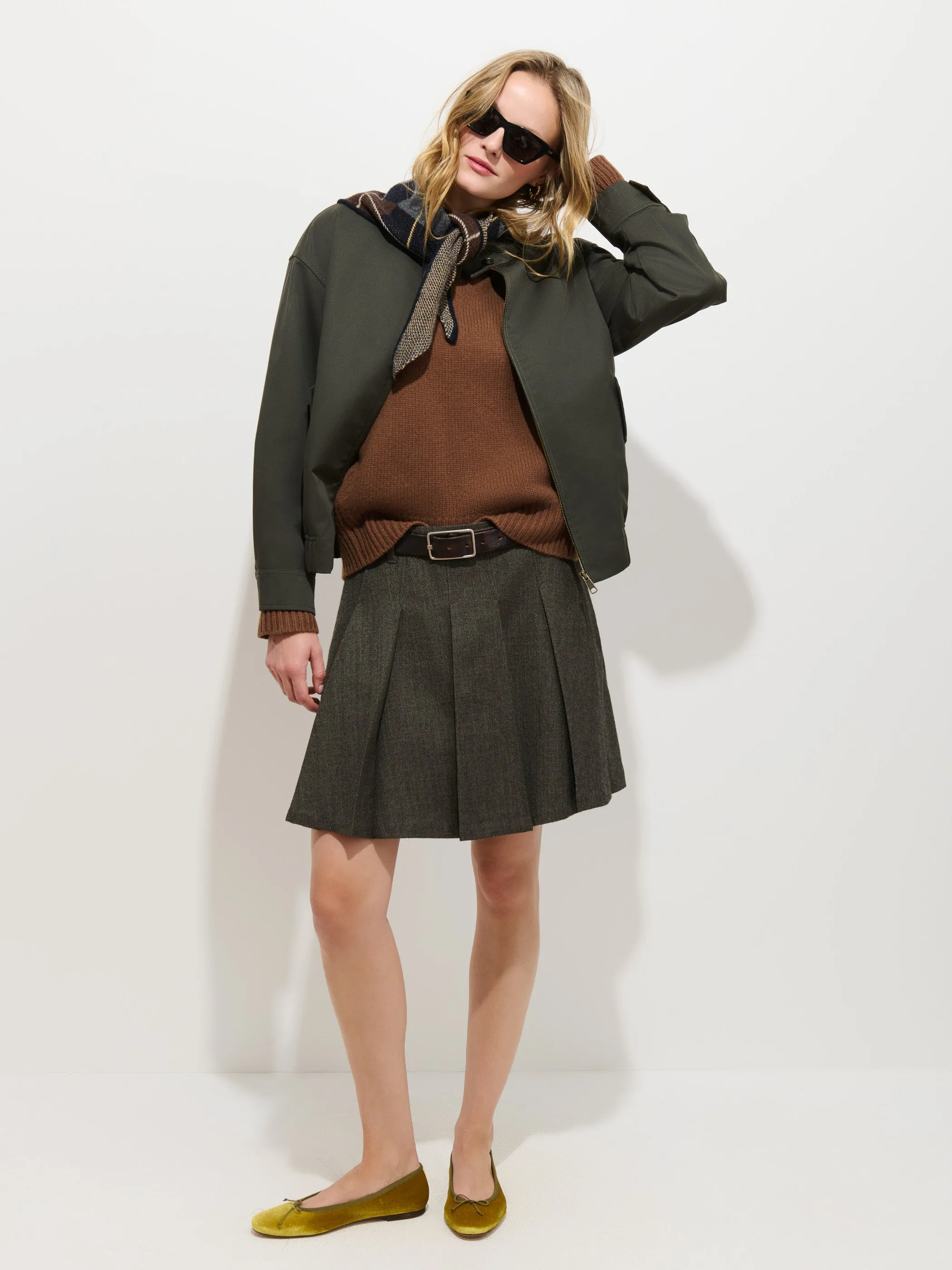 Brighton Zip Jacket in Twill Gabardine sold by Alex Mill product image thumbnail 4