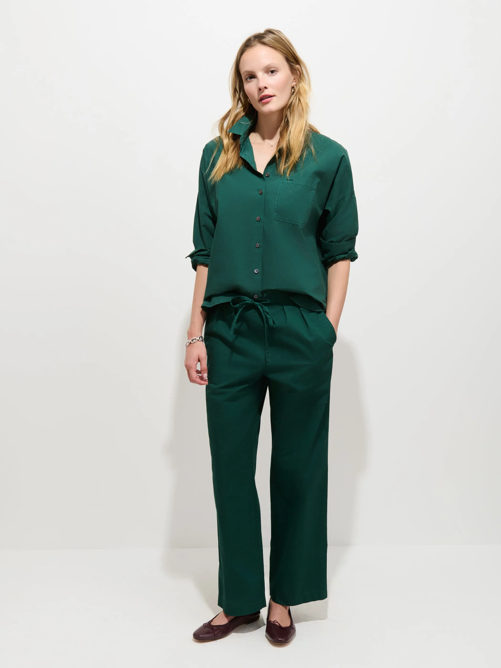 Hudson Pant In Cotton Twill sold by Alex Mill
