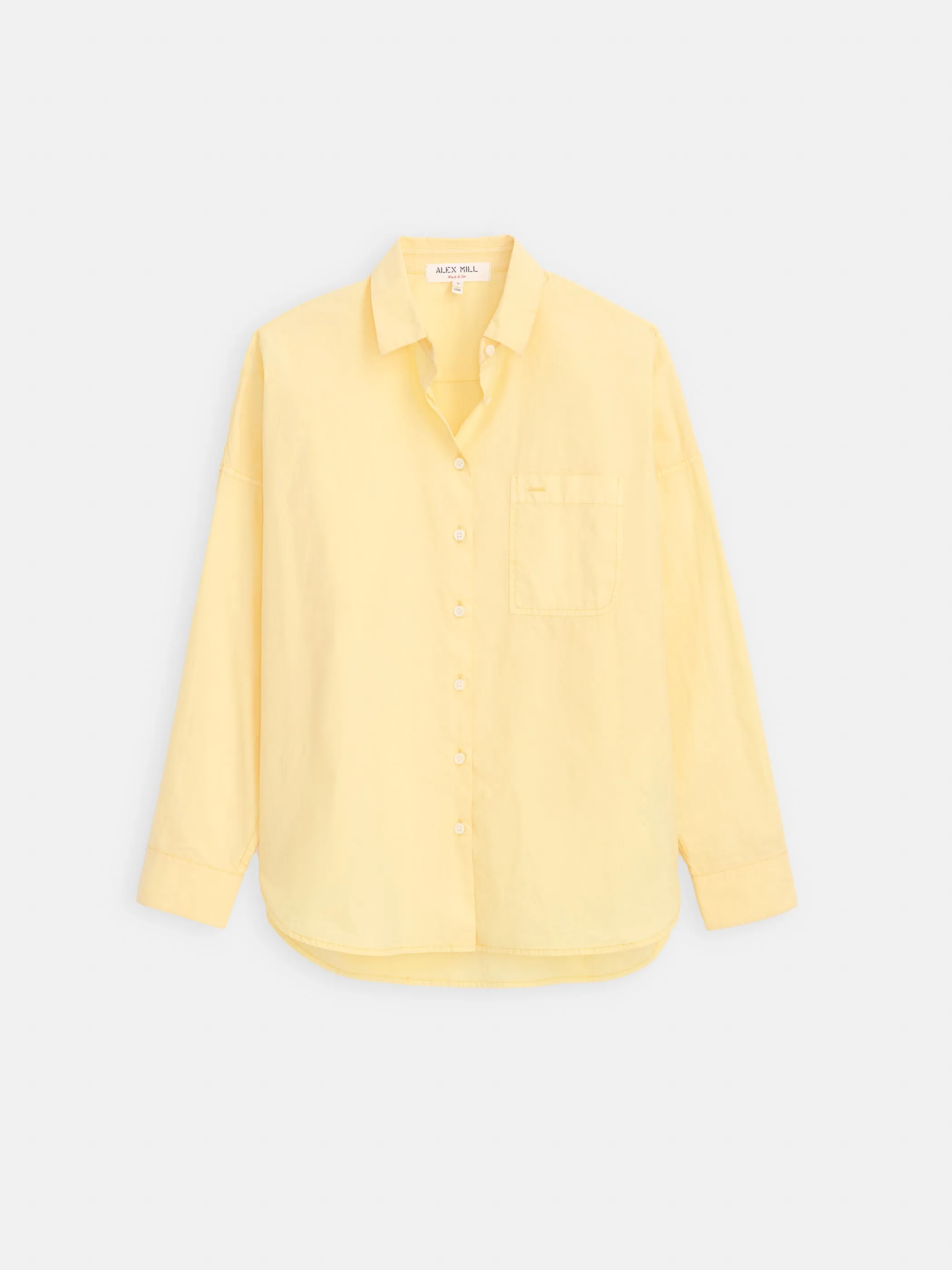 Jo Shirt In Cotton Poplin sold by Alex Mill product image thumbnail 2