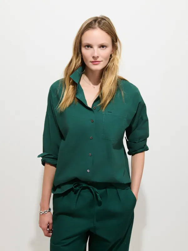 Jo Shirt In Cotton Poplin made by Alex Mill