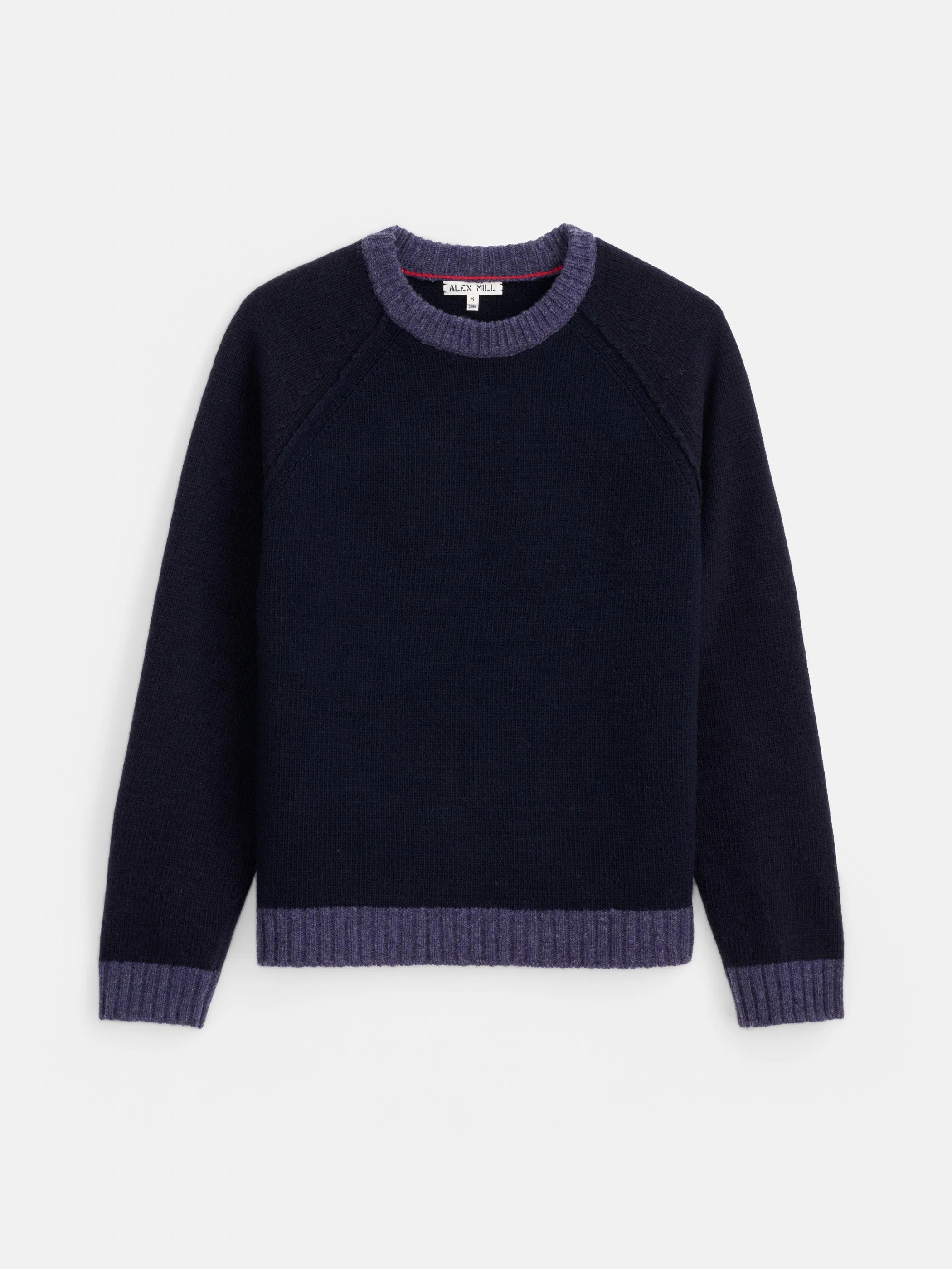 Hank Raglan Crewneck Sweater in Merino Wool sold by Alex Mill product image thumbnail 2