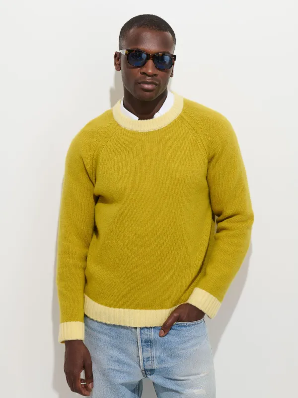 Hank Raglan Crewneck Sweater in Merino Wool made by Alex Mill