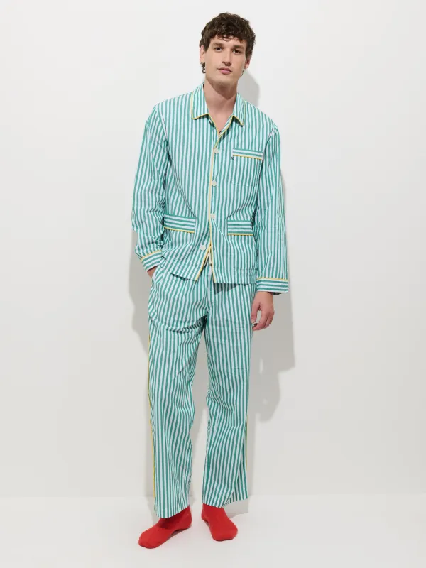Snooze Striped Pant in Cotton made by Alex Mill