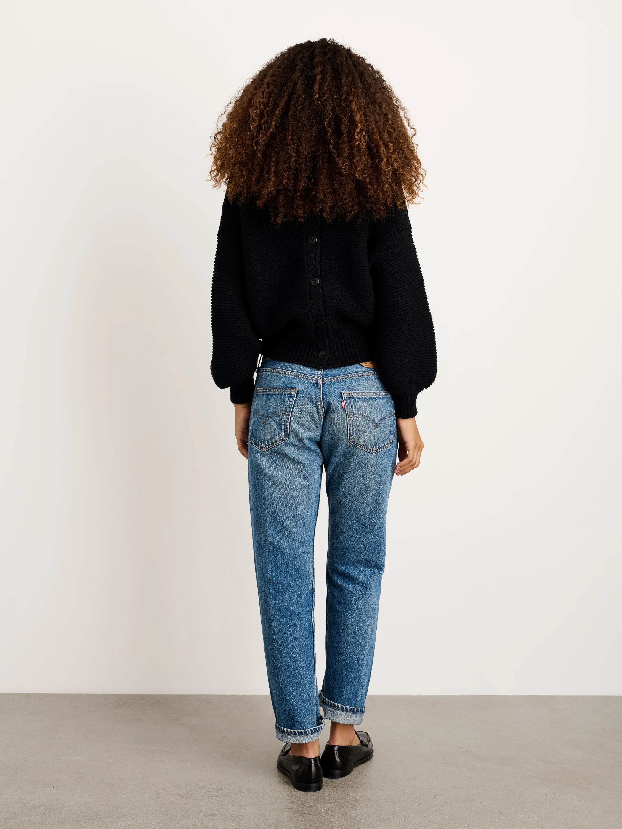 Button-Back Crewneck Sweater sold by Alex Mill product image thumbnail 4