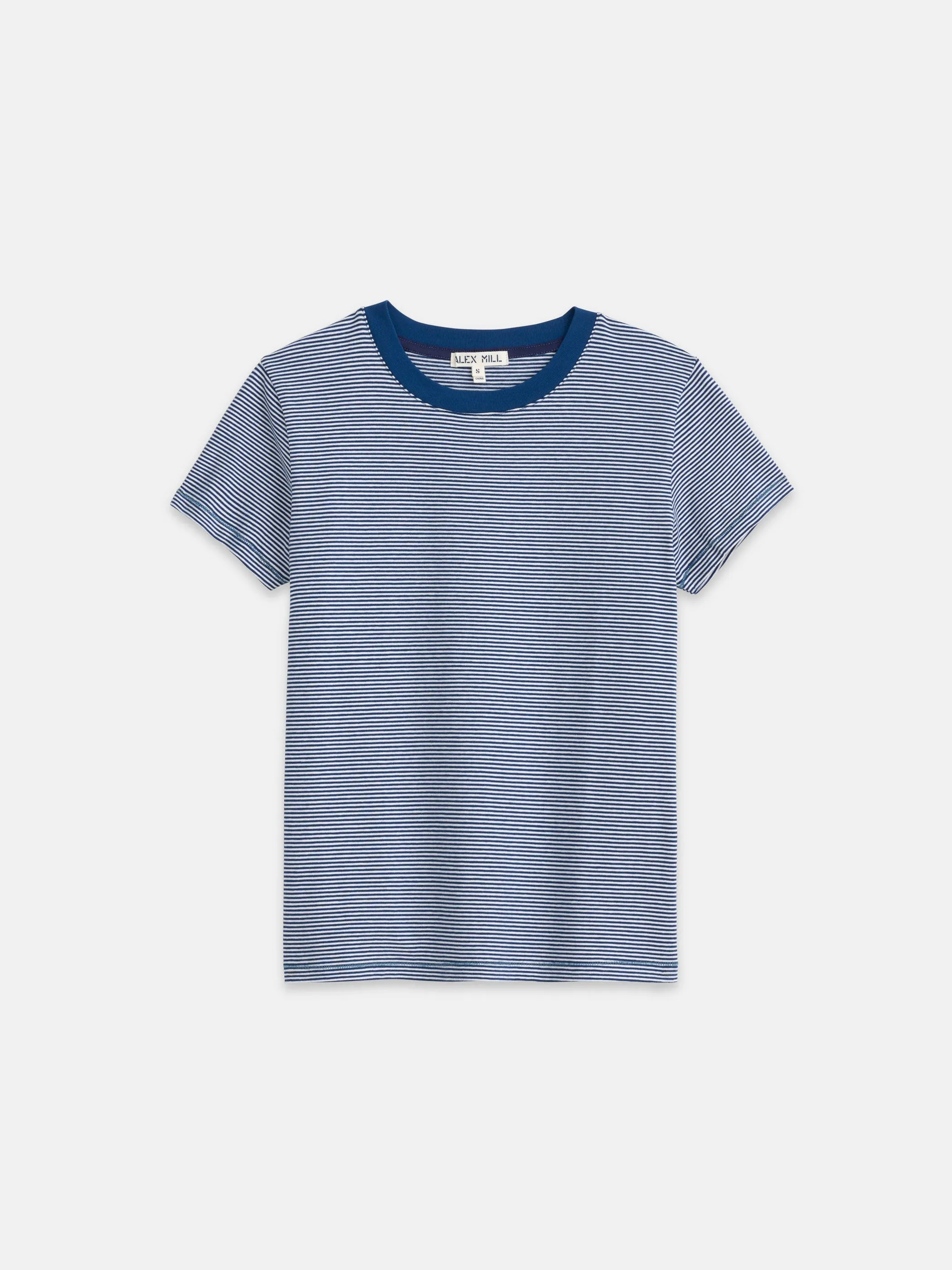 Prospect Tee in Striped Cotton Jersey sold by Alex Mill