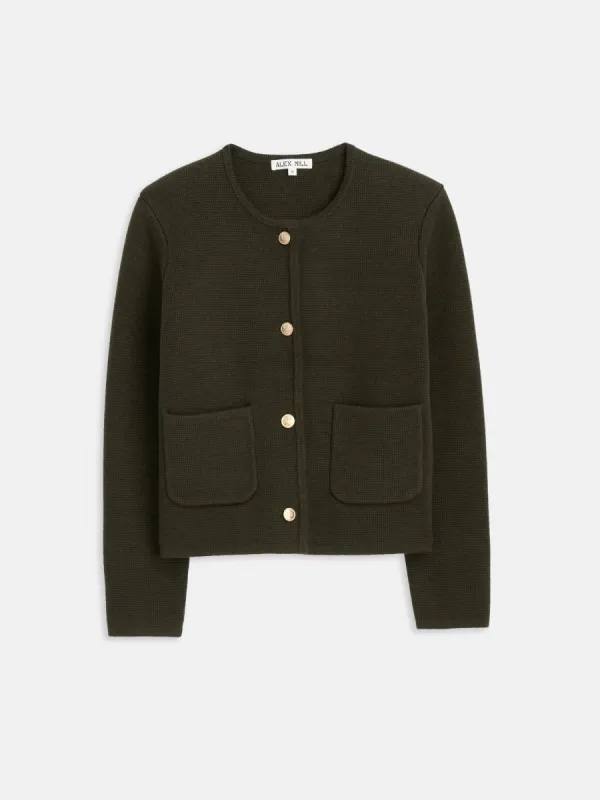 Paris Sweater Jacket sold by Alex Mill