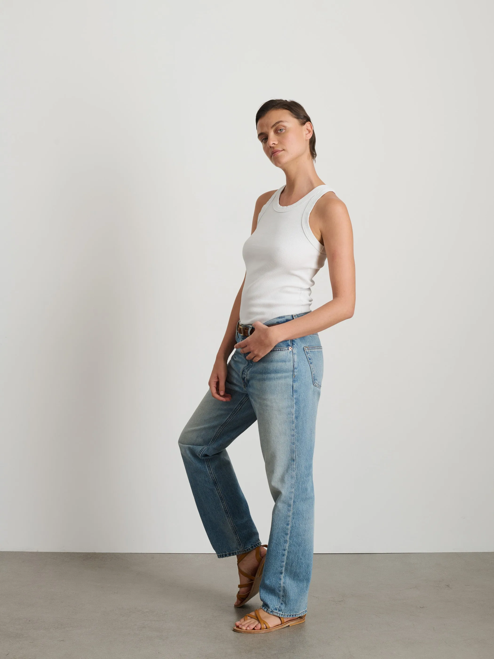 Everyday Rib Tank sold by Alex Mill product image thumbnail 5