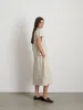 Maddie Skirt In Flax Linen sold by Alex Mill