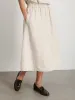 Maddie Skirt In Flax Linen sold by Alex Mill