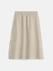 Maddie Skirt In Flax Linen sold by Alex Mill