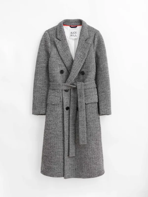 Constance Herringbone Top Coat sold by Alex Mill