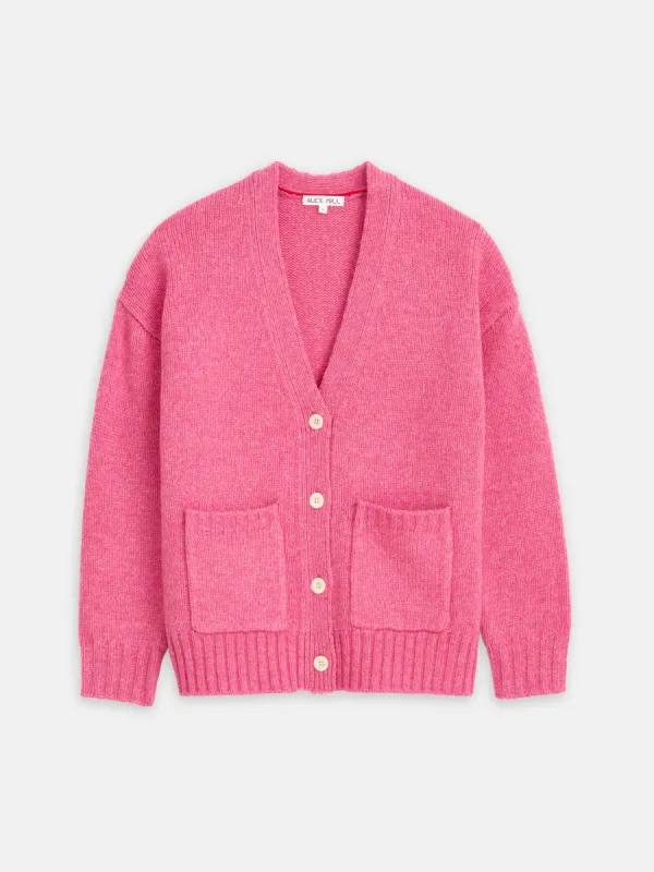 Emma Cardigan in Lambswool made by Alex Mill