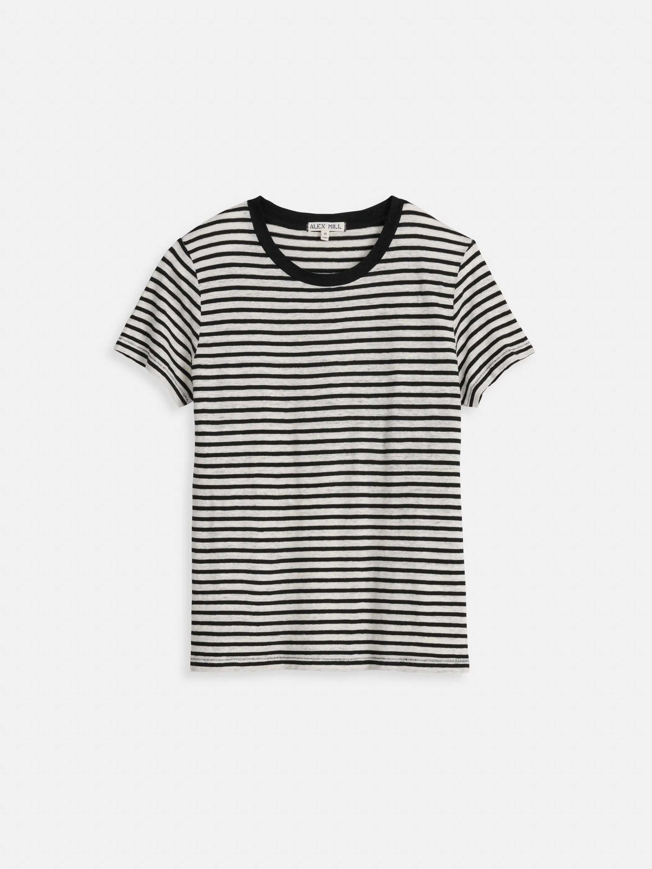 Prospect Striped Tee in Linen sold by Alex Mill