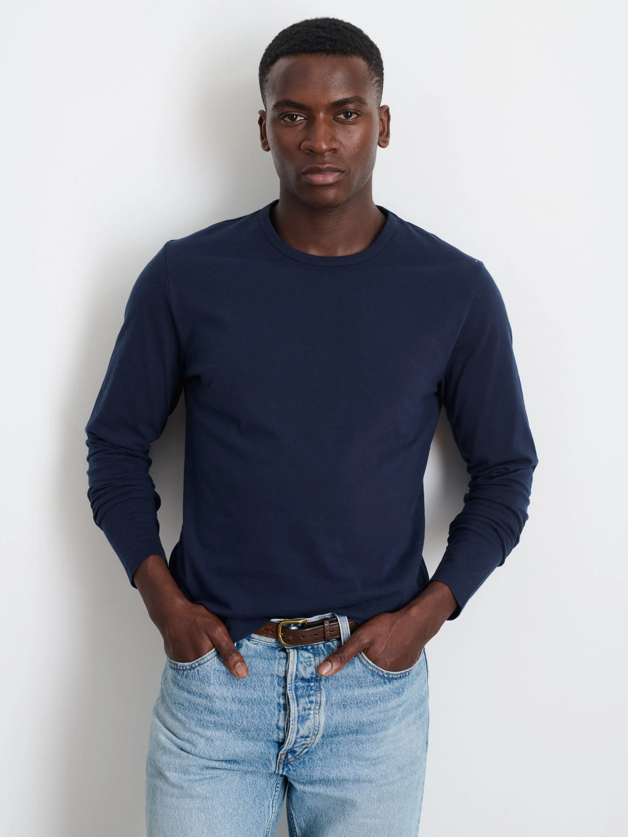 Standard Long-Sleeve T-Shirt In Slub Cotton sold by Alex Mill product image thumbnail 2