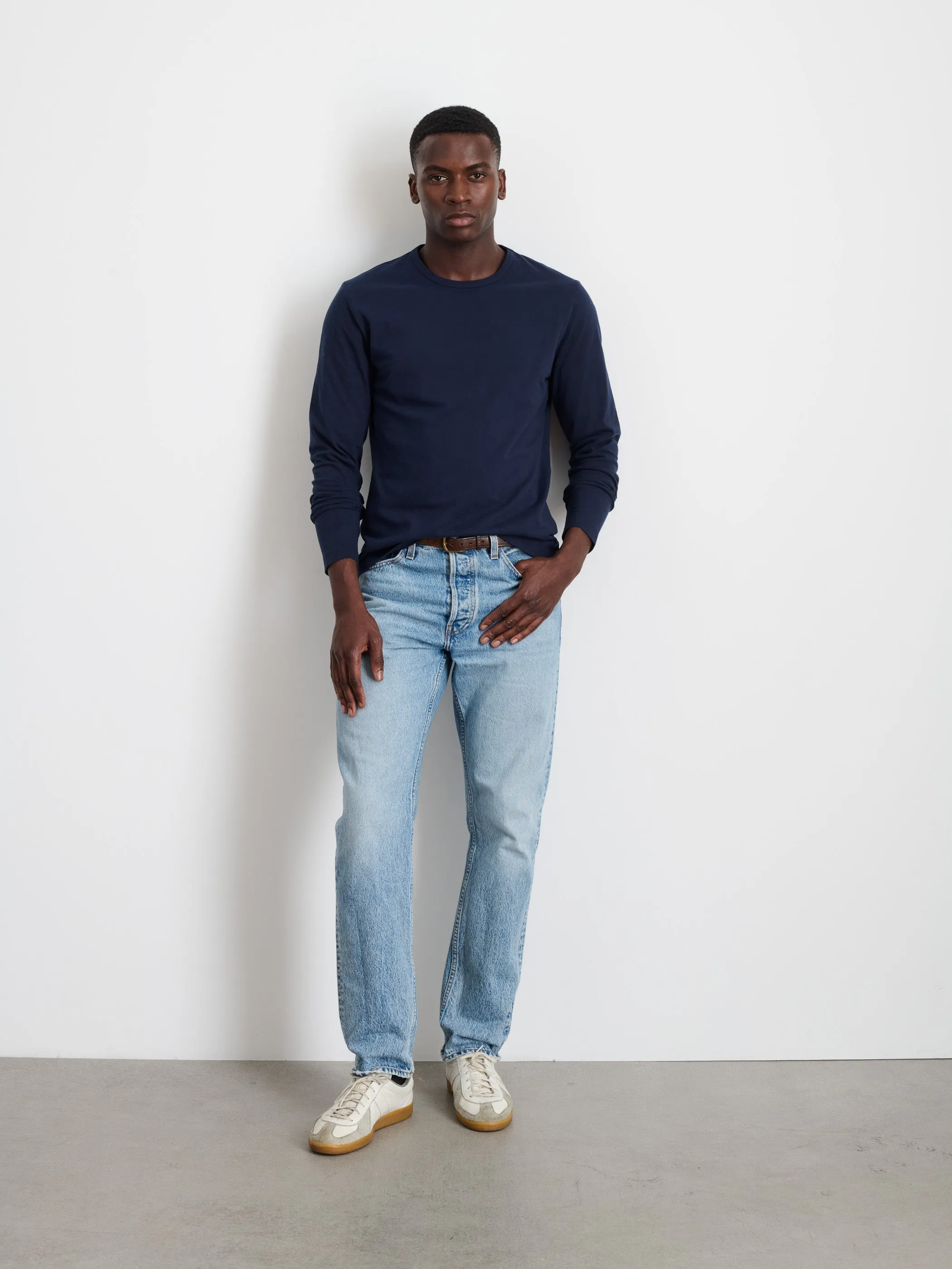 Standard Long-Sleeve T-Shirt In Slub Cotton sold by Alex Mill product image thumbnail 3