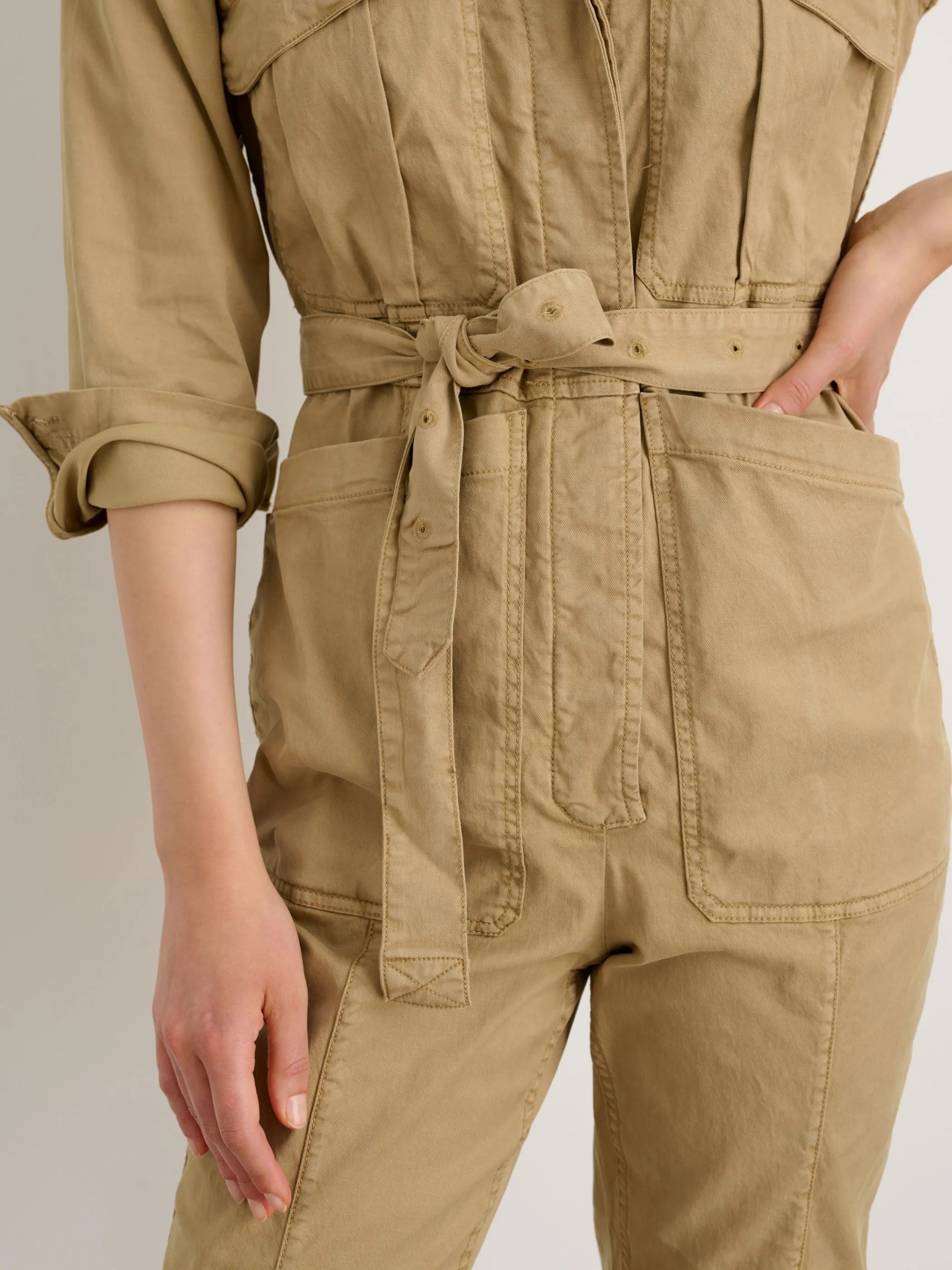Expedition Jumpsuit in Washed Twill sold by Alex Mill product image thumbnail 4