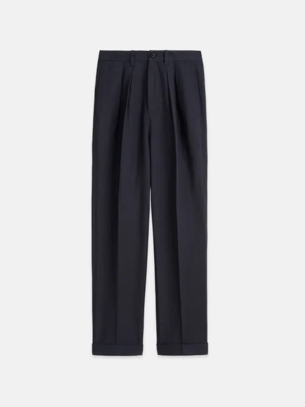Double Pleat Pant in Twill sold by Alex Mill