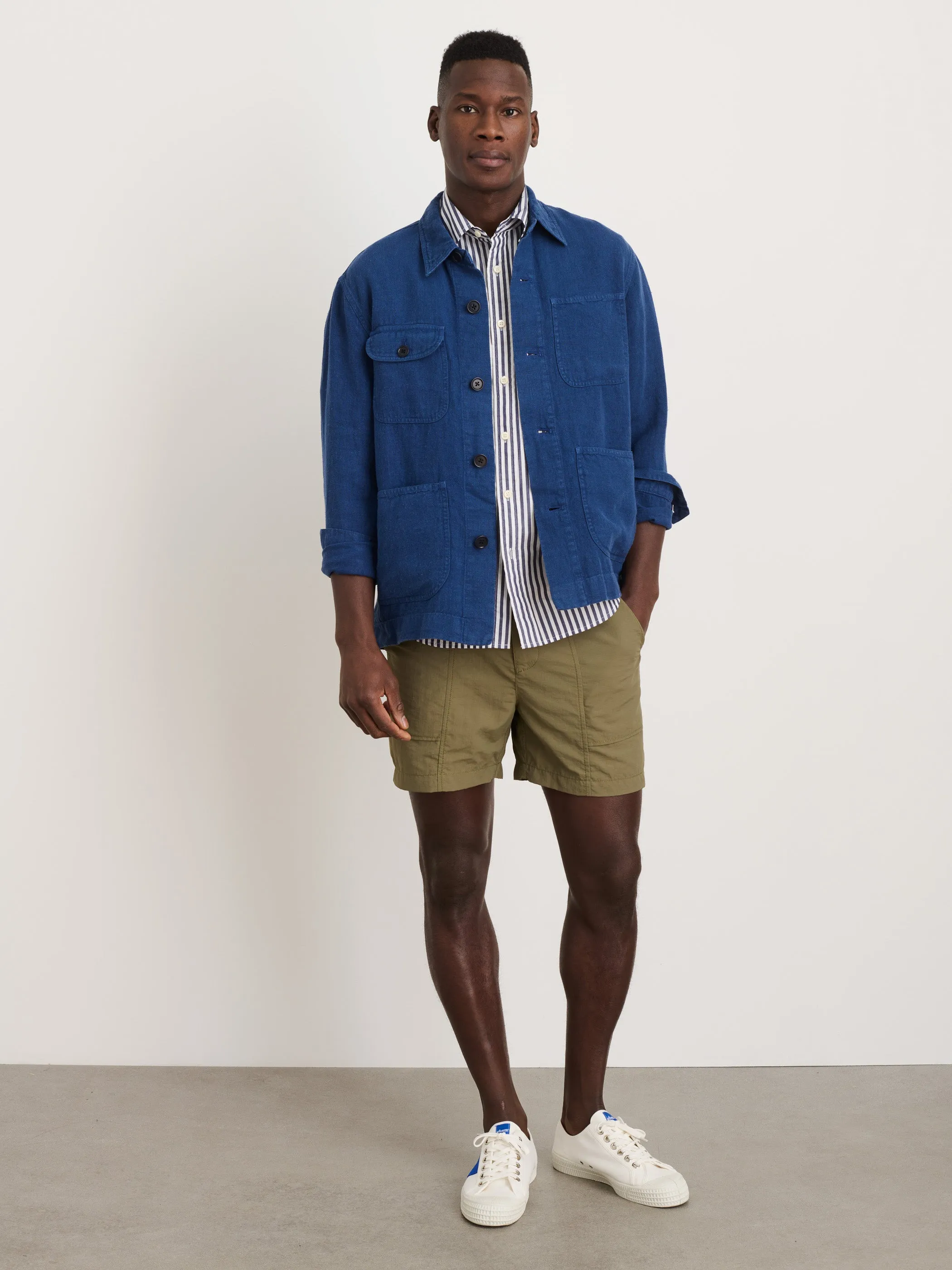 Garment Dyed Work Jacket in Linen sold by Alex Mill product image thumbnail 3