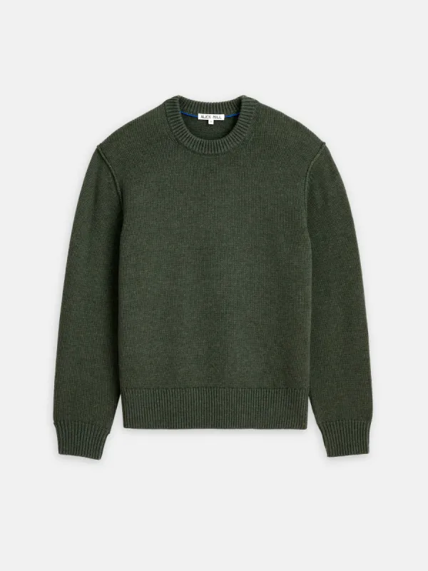 Weston Pullover in Wool Cotton sold by Alex Mill