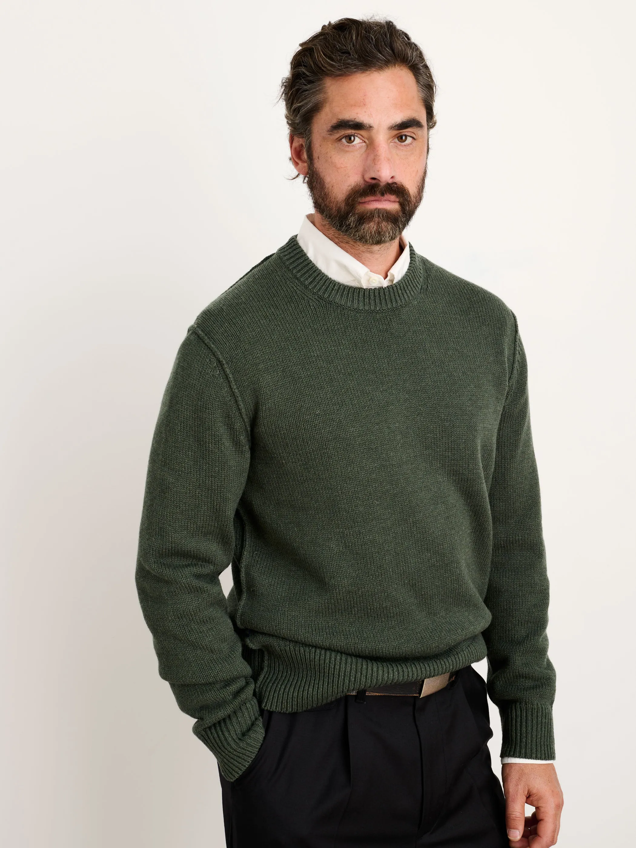 Weston Pullover in Wool Cotton sold by Alex Mill product image thumbnail 2