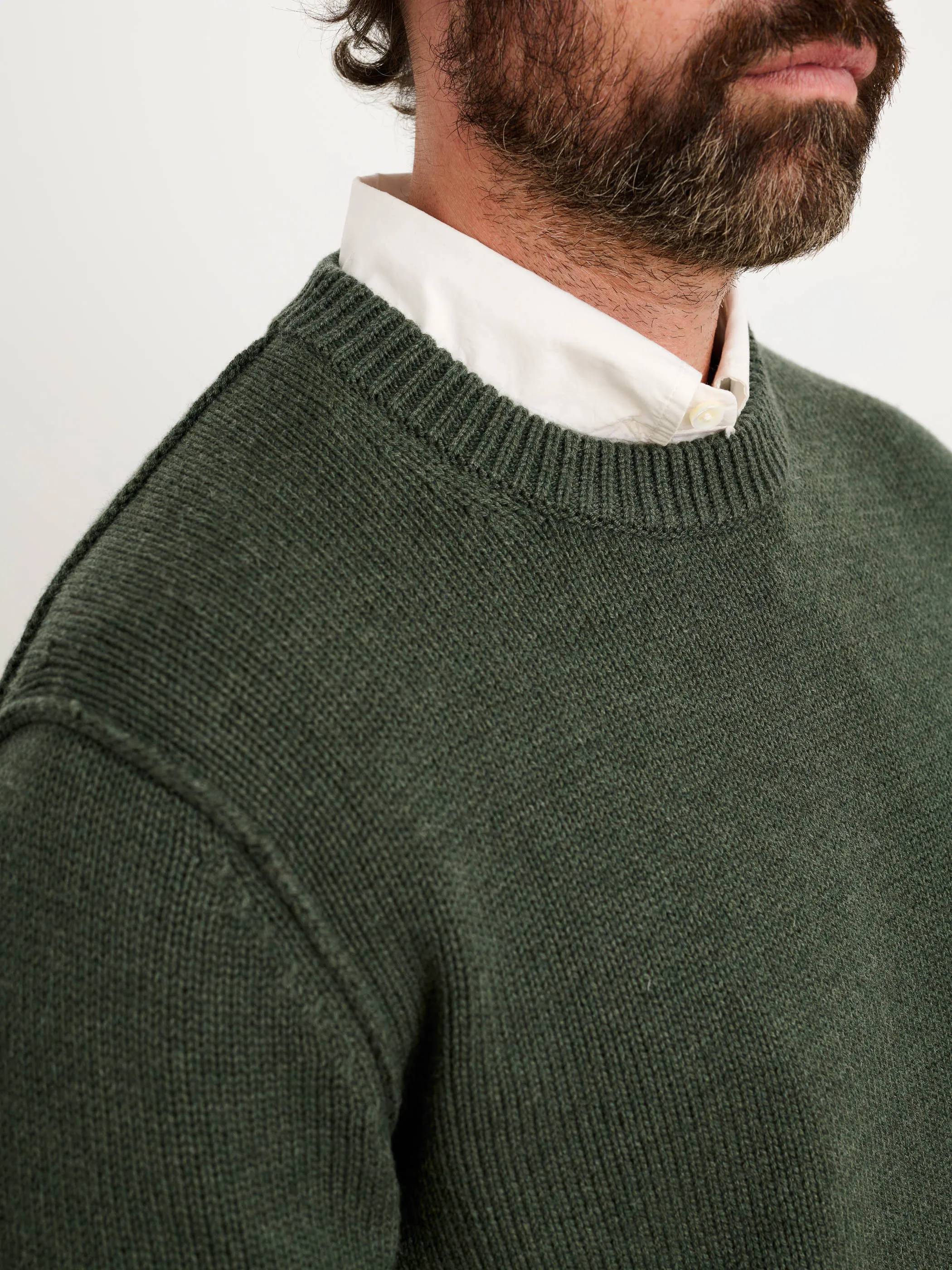 Weston Pullover in Wool Cotton sold by Alex Mill product image thumbnail 4