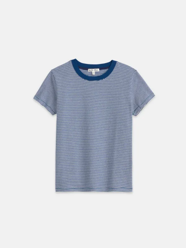 Prospect Tee in Striped Cotton Jersey sold by Alex Mill