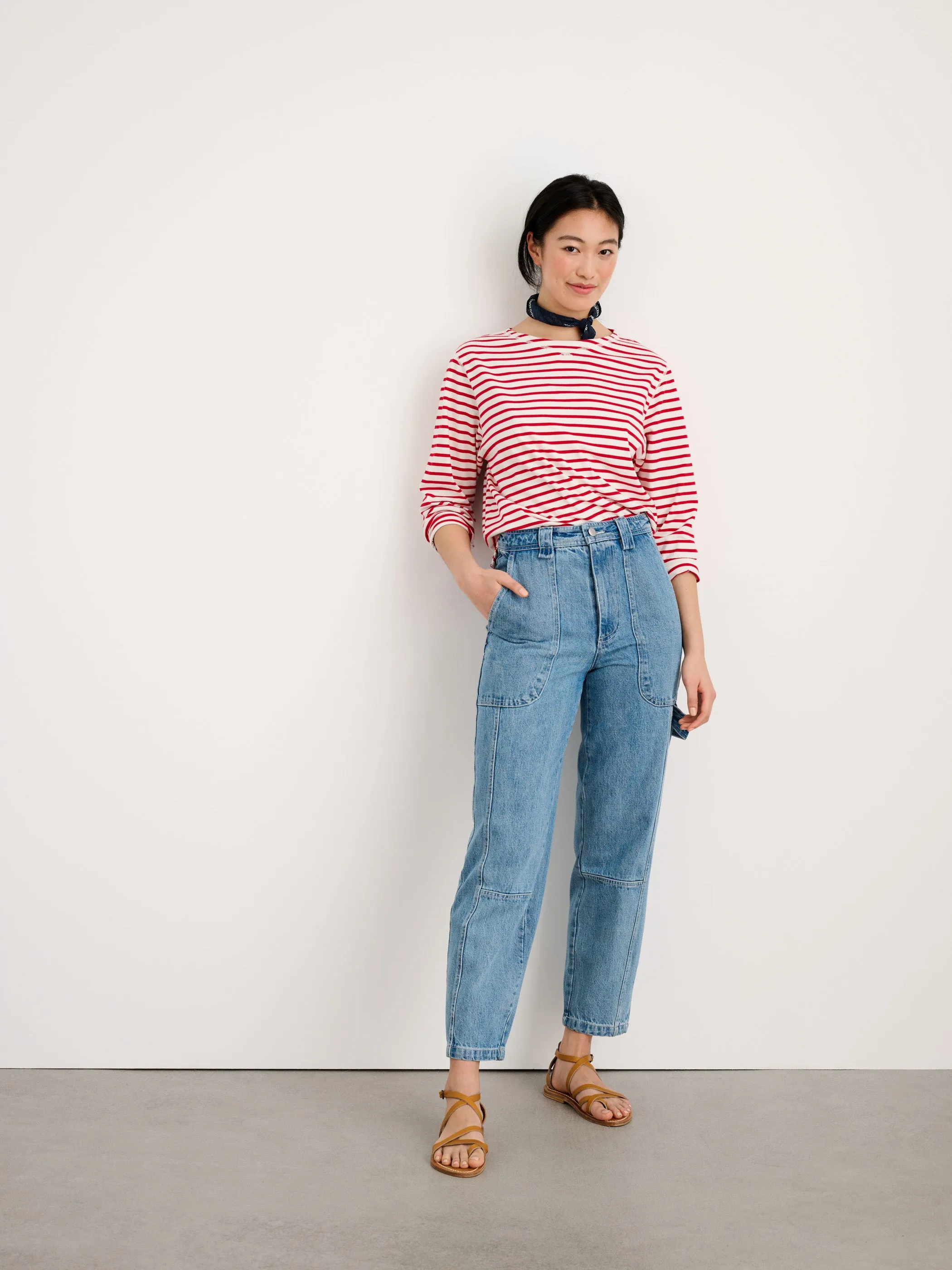 Beachside Tee in Stripe sold by Alex Mill product image thumbnail 2