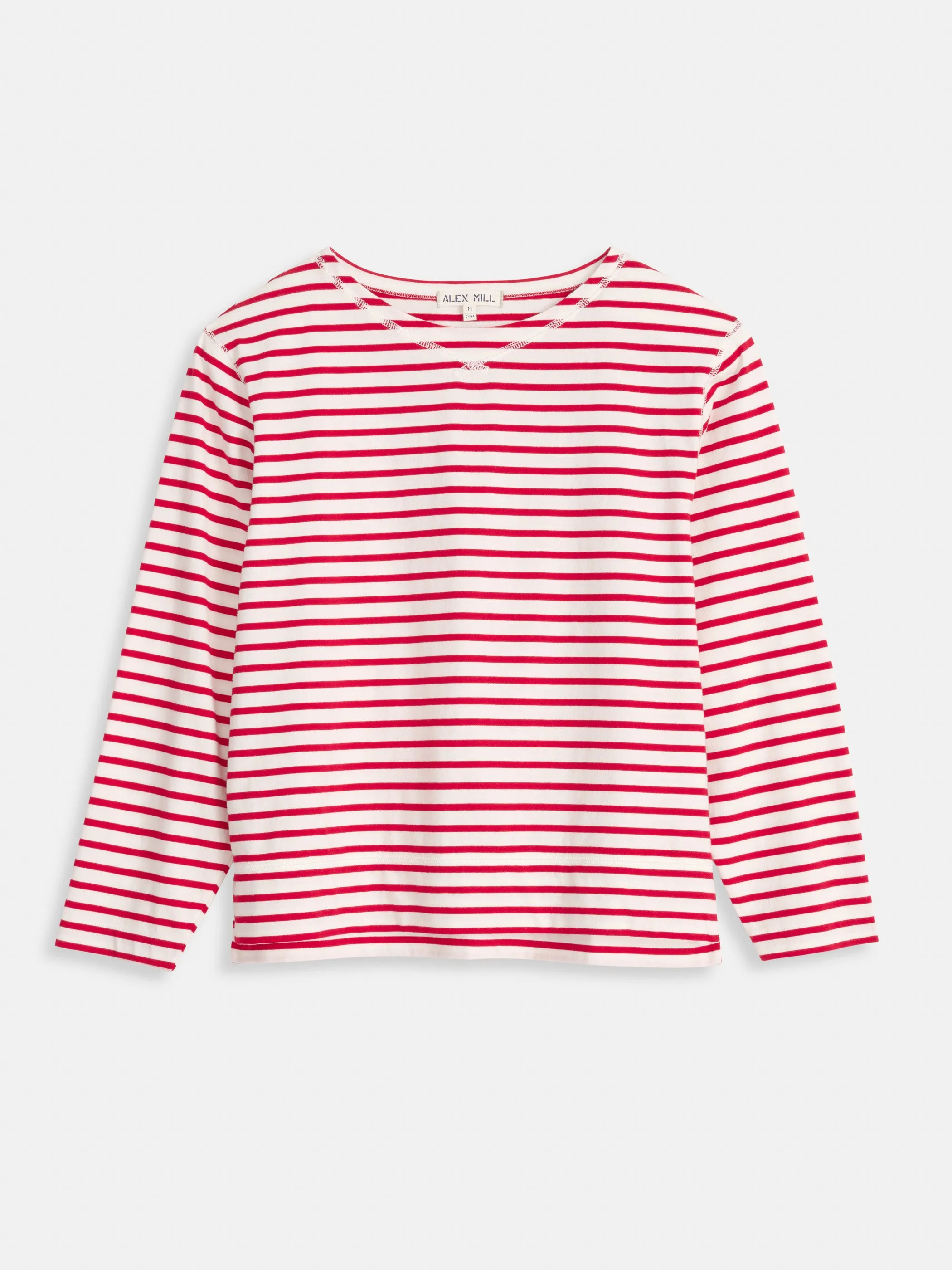Beachside Tee in Stripe sold by Alex Mill