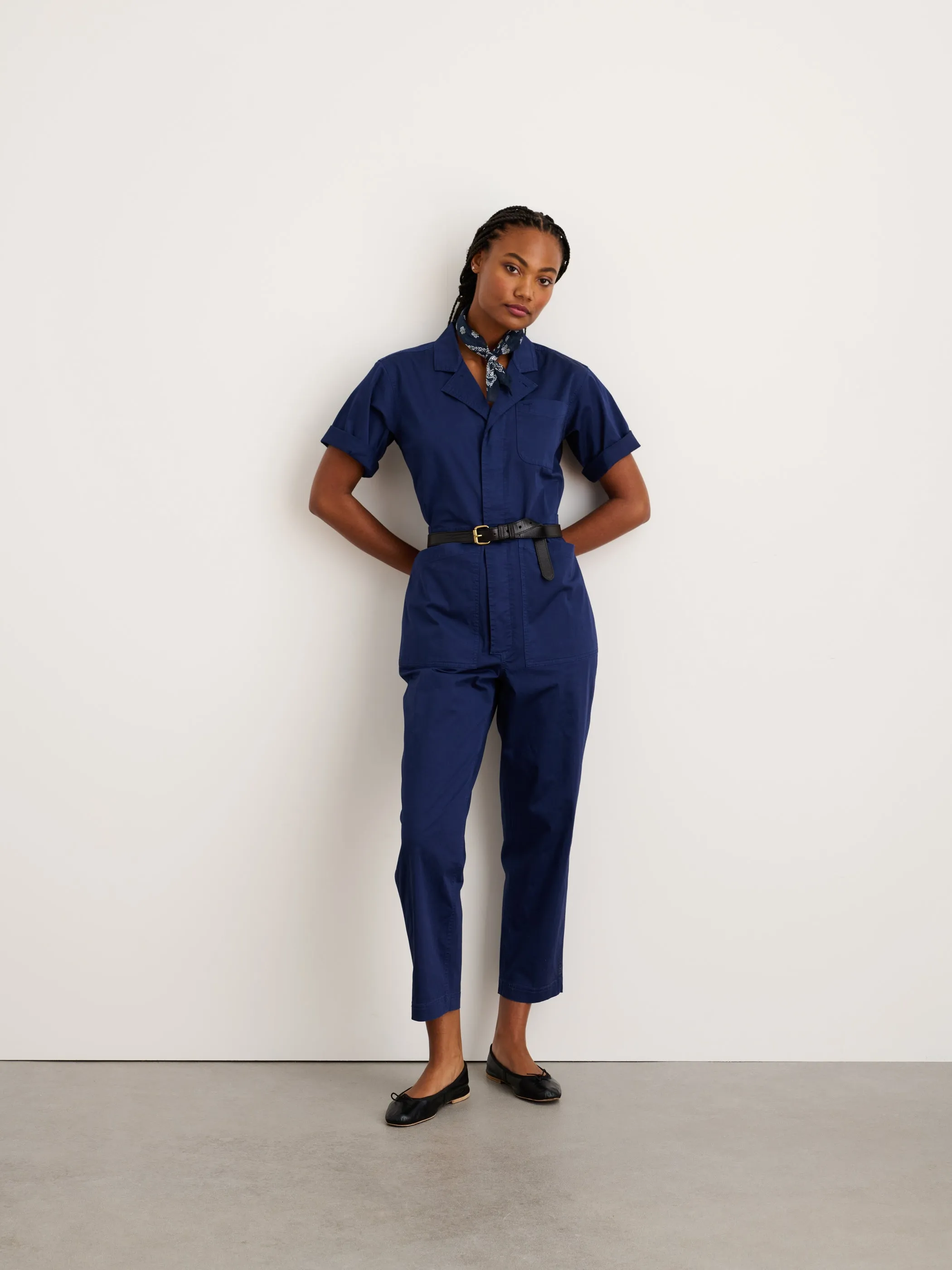 Standard Short Sleeve Jumpsuit sold by Alex Mill product image thumbnail 2