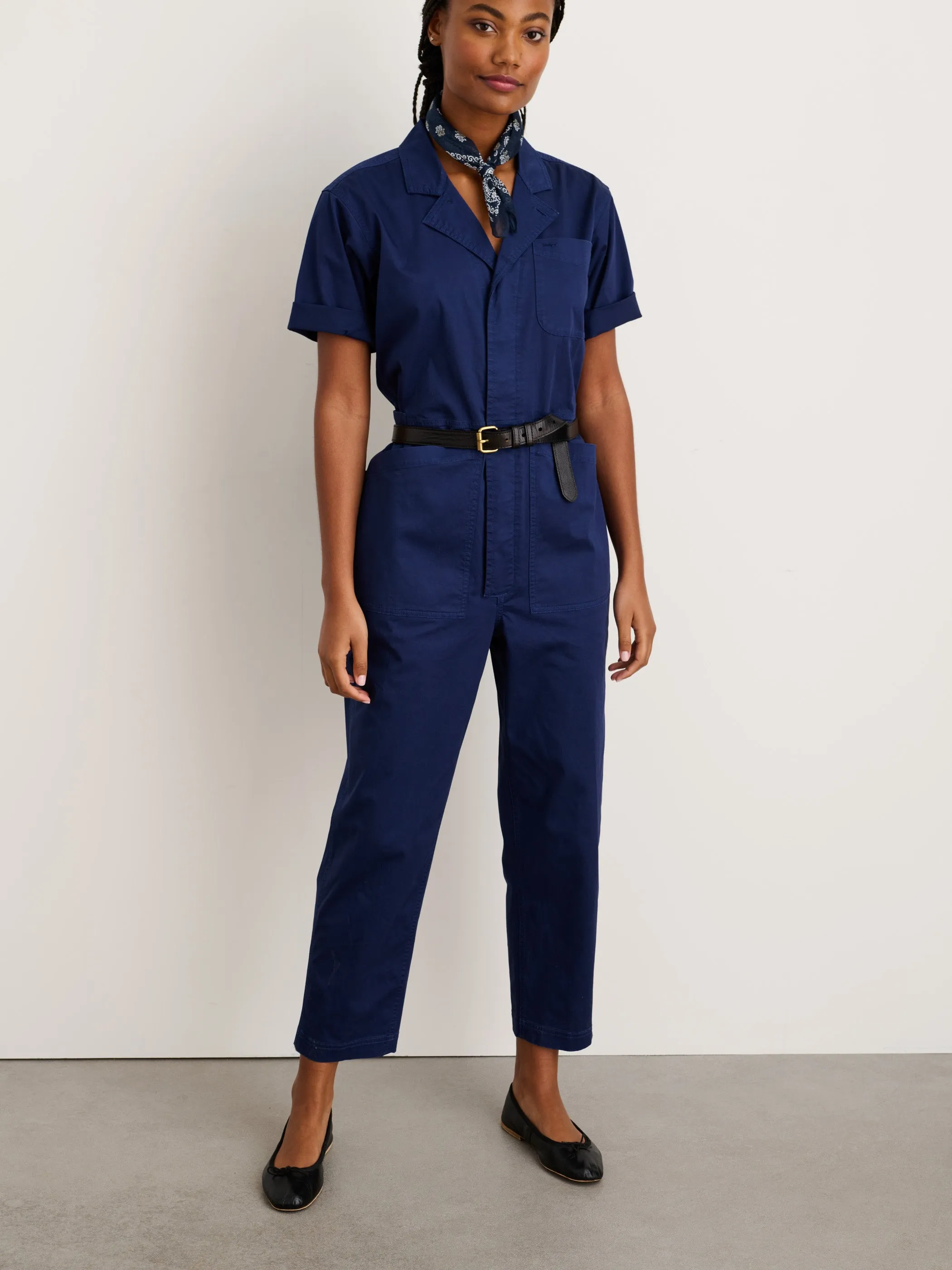 Standard Short Sleeve Jumpsuit sold by Alex Mill product image thumbnail 3