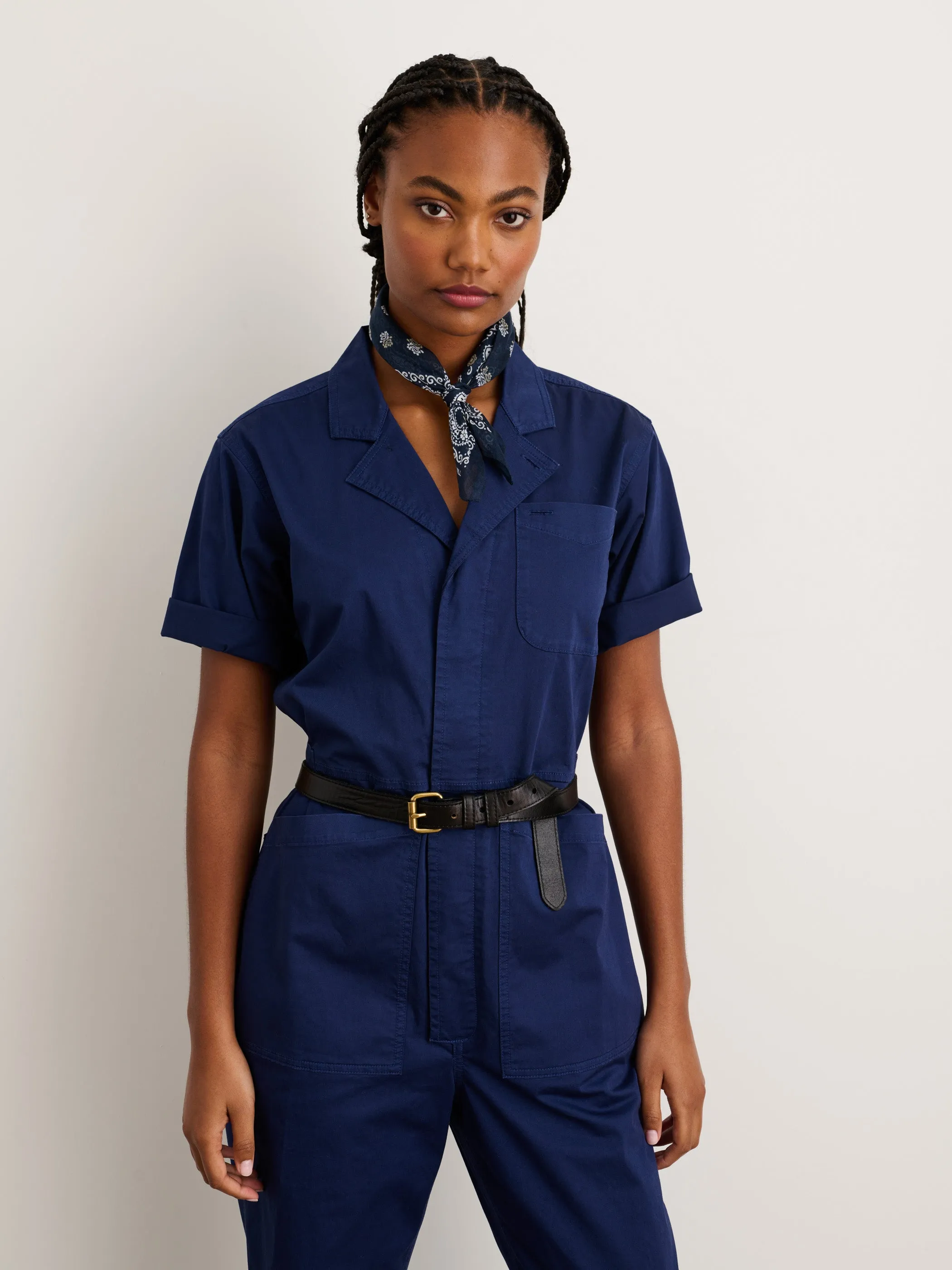 Standard Short Sleeve Jumpsuit sold by Alex Mill product image thumbnail 4