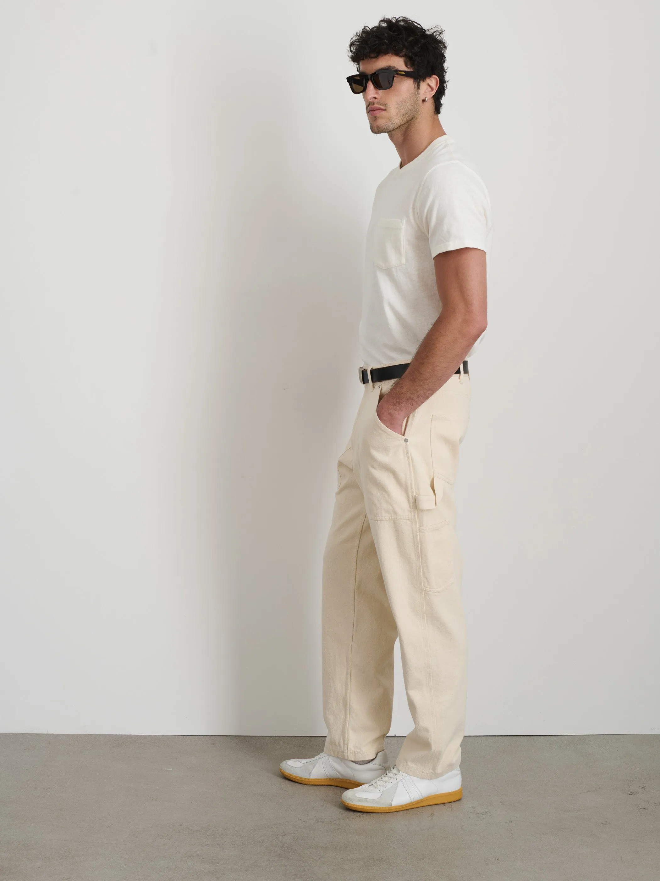 Painter Pant in Recycled Denim sold by Alex Mill product image thumbnail 4